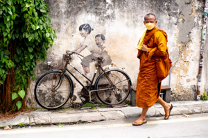 The Monk, The Kids and The Bike